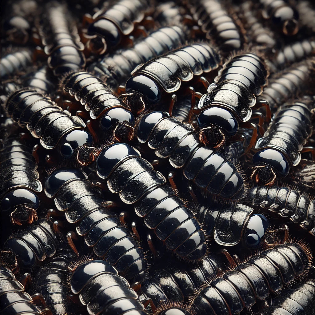 Larvas de Mosca Soldado Negro (Black Soldier Fly) - 300 Unidades | Alimento Rico en Calcio y Proteínas para Mascotas | Grichos.mx