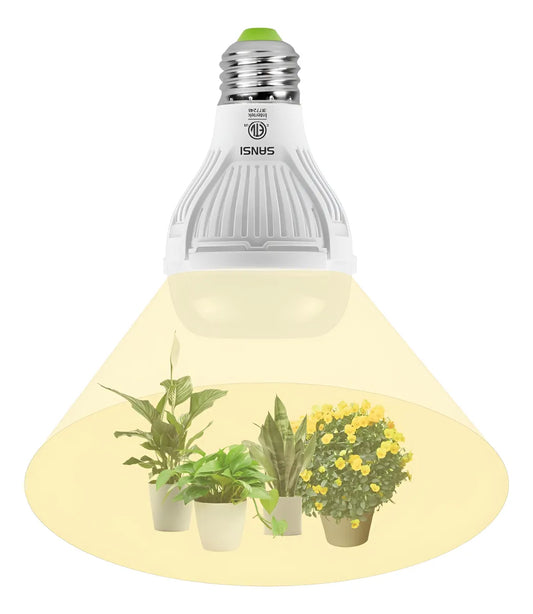Foco Luz Led Sansi 10w Espectro Completo Para Plantas